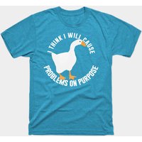 T-shirt Meme Untitled Goose Game pour hommes en noir — T-shirts pour hommes