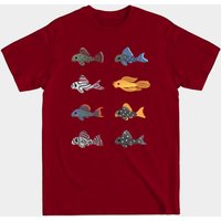 T-shirt Pleco! Poisson pour hommes en noir