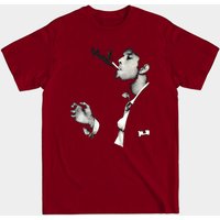 T-shirt pour hommes Tom Waits Icon en noir
