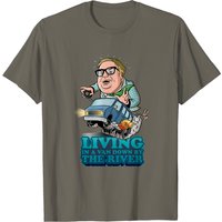 T-Shirt Chris Farley - Living In A Van Down By The River — T-shirts pour hommes