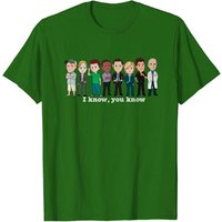 T-shirt pour hommes I Know, You Know Team Psych Green — T-shirts pour hommes