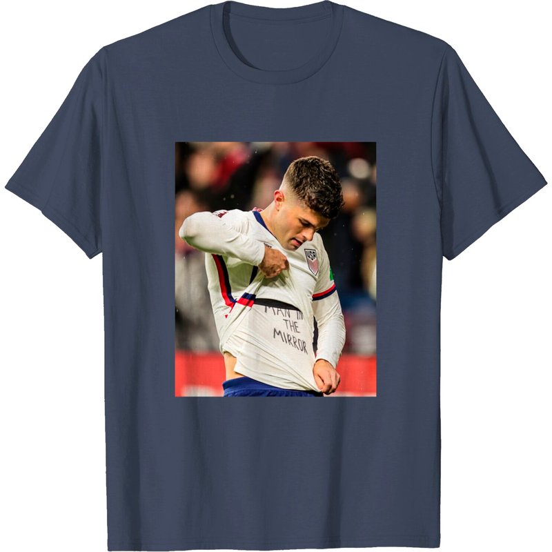 T-Shirt Pulisic Man In The Mirror pour hommes — T-shirts pour hommes