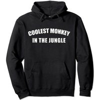 Hoodie Coolest Monkey In The Jungle Unisexe — Sweats à capuche pour hommes