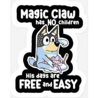 Magic Claw - Bluey Cartoon Sticker — Stickers & Decals