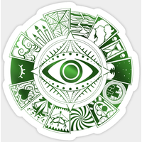 15 Fears Wheel - The Magnus Archives Kiss-Cut Sticker — Stickers & Decals