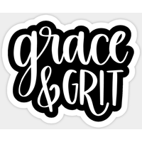 Autocollant Grace And Grit - Design Découpé Flexible