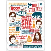 Autocollant Citations de The Office - Couleurs