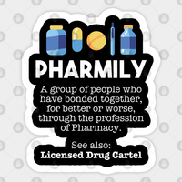 Pharmacy Pharmacist Sticker - Custom Shape, Glossy Finish — Stickers & Decals