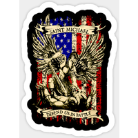 Catholic Defend Us In Battle Saint Michael Sticker