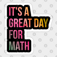 Math - Math Sticker — Stickers & Decals