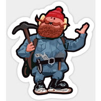 Yukon Rudolph The Red Nosed Reindeer Sticker — Stickers & Decals