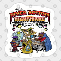 Autocollant River Bottom Nightmare Band - Emmett Otter — Autocollants et stickers