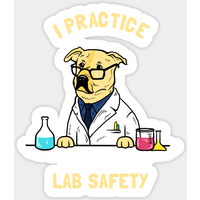 Autocollant de sécurité en laboratoire — Autocollants et stickers
