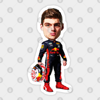Autocollant Tooned Max Verstappen