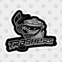 Autocollant de l'équipe de hockey Black Trashers