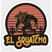 Autocollant El Squatcho Sasquatch