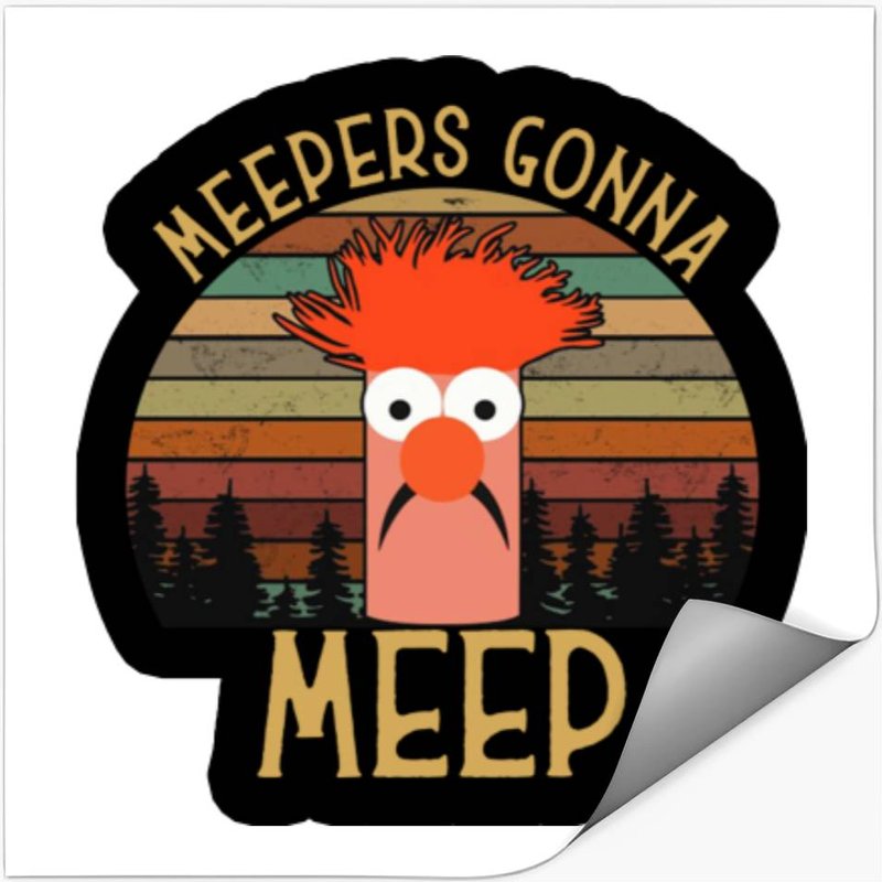 The Muppet Show Beaker Meepers Gonna Meep Sticker — Stickers & Decals