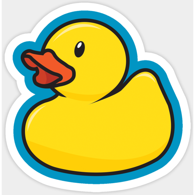 Rubber Ducky Sticker — Stickers & Decals
