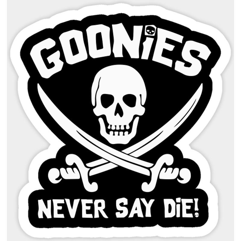 Goonies Sticker - Trendy Kiss-Cut Design