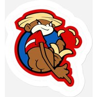 Johnny Chimpo The Naughty Monkey Sticker
