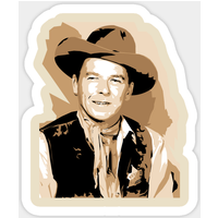 Ronald Reagan Sticker - Flexible Kiss-Cut Design — Stickers & Decals