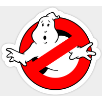 Ghost Classic Logo Sticker - Ghostbusters