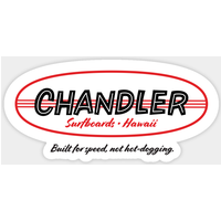Original Chandler Surfboards North Shore Sticker — Stickers & Decals