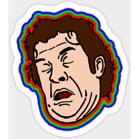 Autocollant Deanerface! - Ween avec découpe personnalisée — Autocollants et stickers
