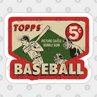Autocollant Baseball Vintage