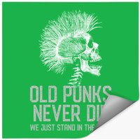 Autres Punks Ne Meurent Jamais - Autocollant Punk
