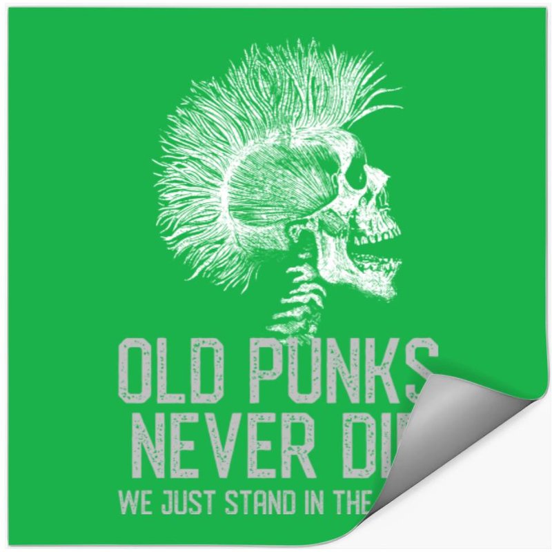 Autres Punks Ne Meurent Jamais - Autocollant Punk — Autocollants et stickers
