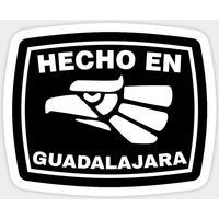 Hecho En Mexico Guadalajara Gift Sticker — Stickers & Decals