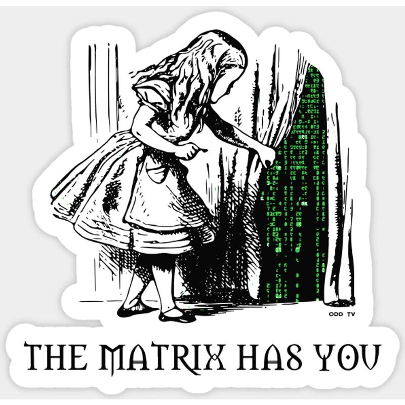Matrix Has You - Matrix Sticker — Stickers & Decals