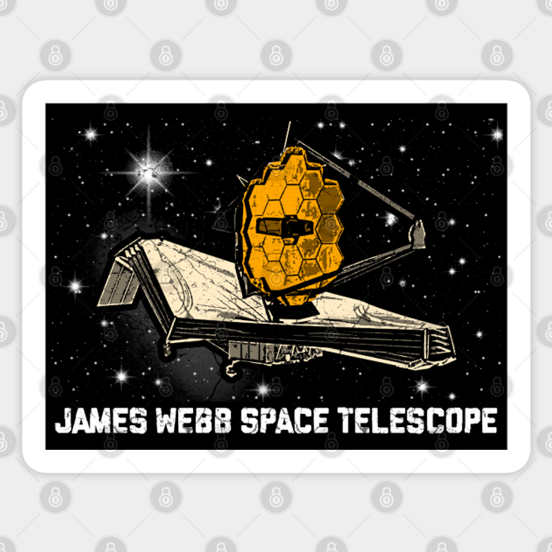 James Webb Space Telescope JWST Sticker — Stickers & Decals