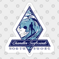 Chandler Surfboards North Shore Sticker — Stickers & Decals