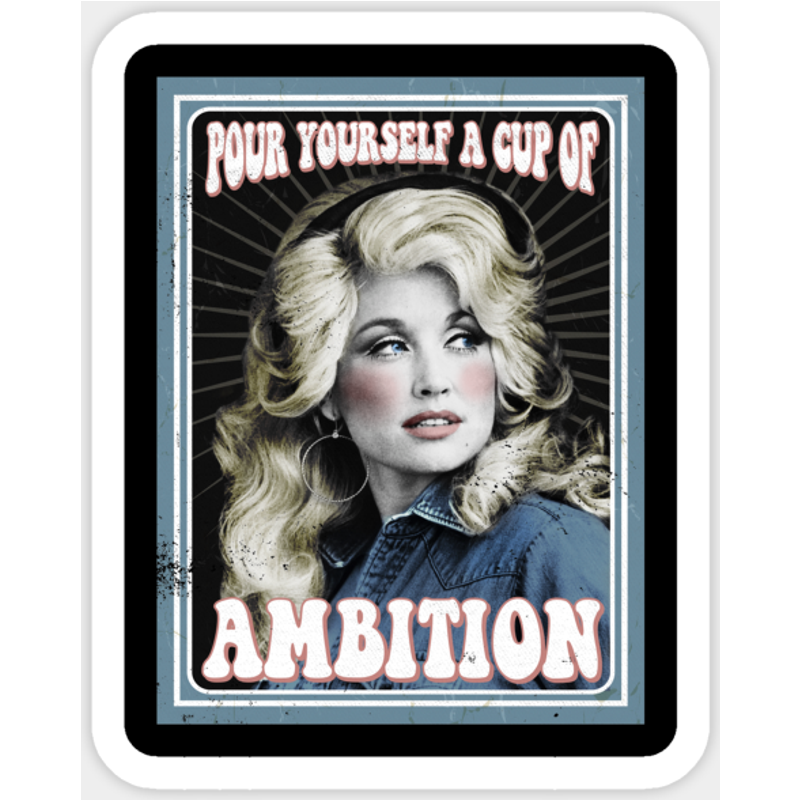 Dolly Parton Sticker - Kiss-Cut Design for Custom Shapes — Stickers & Decals