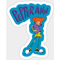 Pepper Ann Sticker - Kiss-Cut Vinyl with Glossy Finish