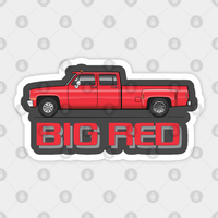 Custom Order Big Red Sticker