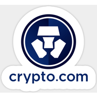 Crypto.com Coin Cryptocurrency CRO Avalanche Logo Sticker — Stickers & Decals