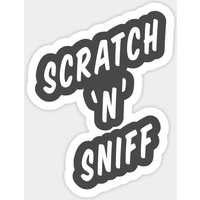 Scratch 'n' Sniff Itchy Sticker
