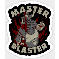 Master Blaster V2 Sticker - Custom Kiss-Cut Design — Stickers & Decals