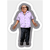 Danny Devito Sticker - Flexible Kiss-Cut Design