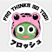 Fairy Tail Frosch Fro Thinks So Too! Sticker