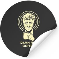 Fine Coffee - David Lynch Stickers for Smooth Surfaces — Stickers & Decals