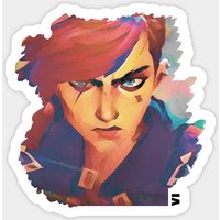 League Of Legends Arcane Vi Sticker — Stickers & Decals