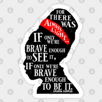 Amanda Gorman Quote - There Was Always Light Sticker — Stickers & Decals