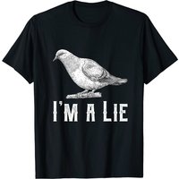 Vintage I Am A Lie Bird Aren't Real Spies T-Shirt for Men