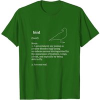 Birds Aren't Real Dictionary Minimalist T-Shirt for Men