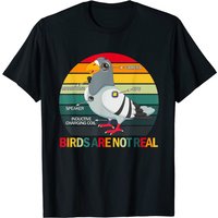 T-shirt pour hommes Birds Are Not Real Bird Spies Conspiracy Theory — T-shirts pour hommes