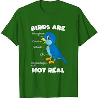 T-shirt pour hommes Birds Are Not Real Funny Bird Spies — T-shirts pour hommes
